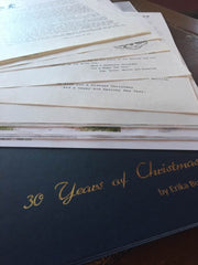 30 years of letters bound into a personalized hardcover 4everBound Book