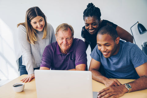 Working together on the family history