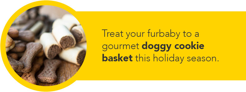 dog cookie basket