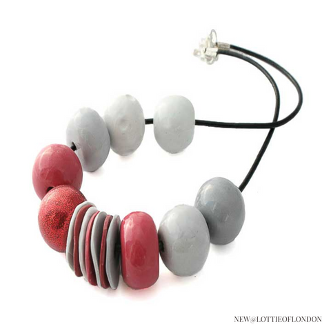 New Statement Bead Necklace at Lottie Of London Jewellery