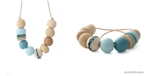 New statement bead necklace at Lottie Of London