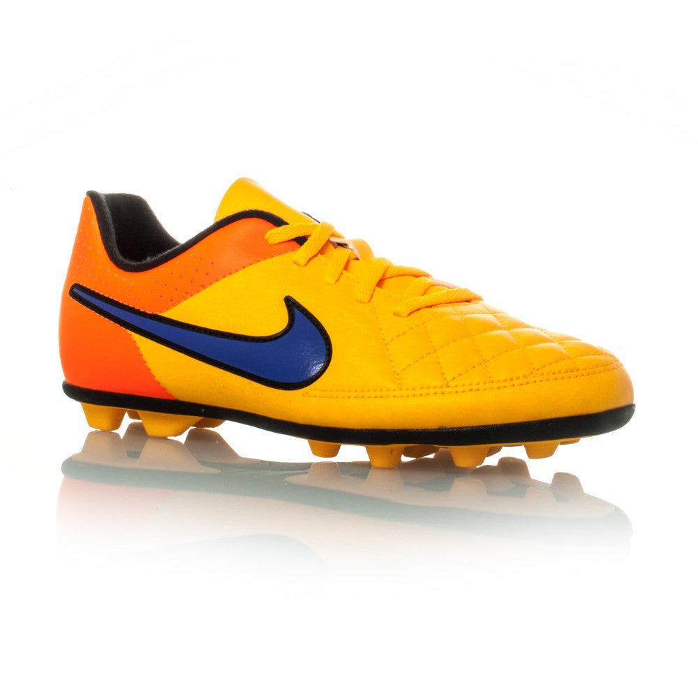 Nike Jr Tiempo Rio II FG-R (orange) Junior football boots – David O Jones  Online Sports