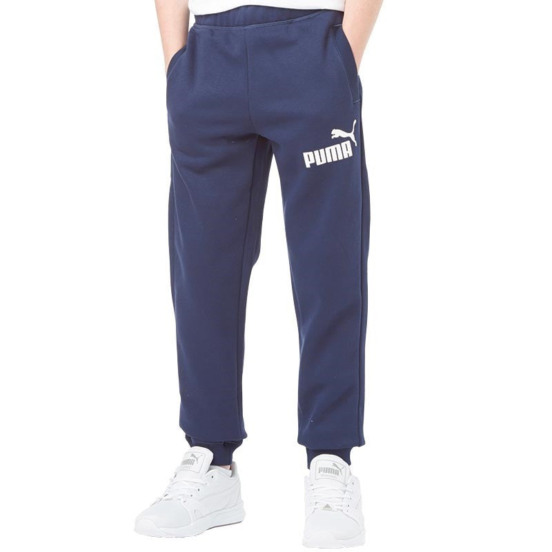 navy puma tracksuit bottoms