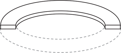 PTFE Solid Backup Ring (Dash 441SO)