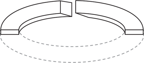 PTFE Single Turn Backup Ring (Dash 430)