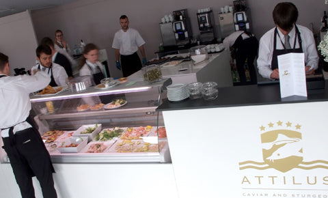 Pop Up Attilus Caviar Bar at Glorious Goodwood