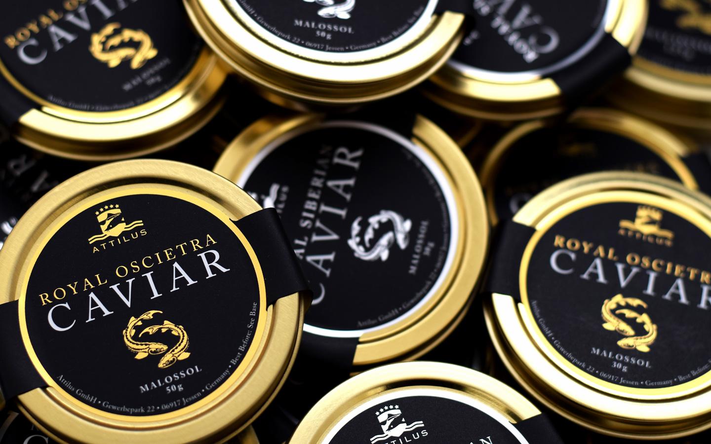 Attilus kaviar - Vår kaviar-kollektion