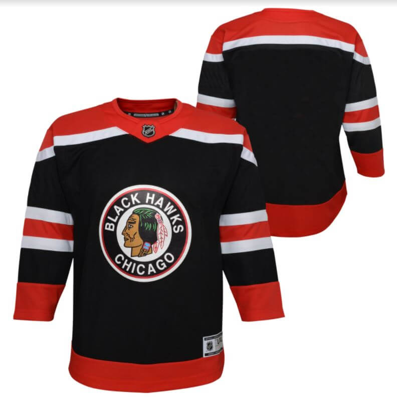 chicago blackhawks throwback jersey