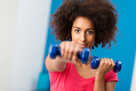 let your natural hair breathe when you exercise