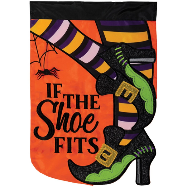 If the Shoe Fits Halloween Flag