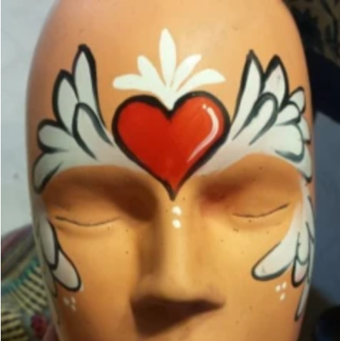 Valentine's Day Face Paint Design