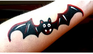 Halloween Bat Face Paint
