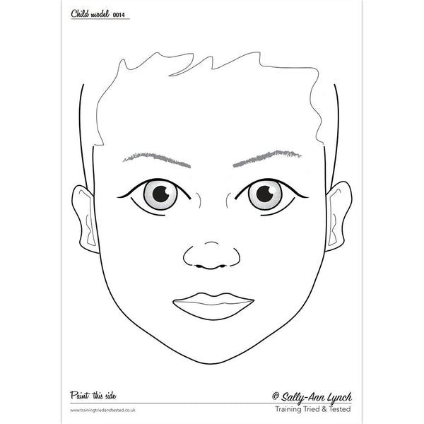 Blank Face PDF Practice Sheets Face Paints More Tagged practice 