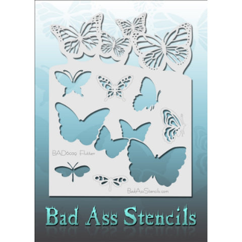 Bad Ass Full Size Stencils - BAD6039 - Flutter