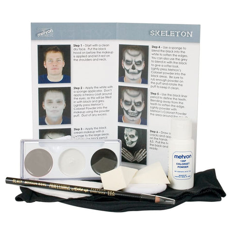 Mehron Skeleton Premium Character Kit