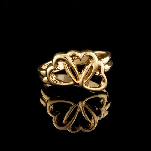 Tiffany & Co. Triple Heart 18k Ring - 66mint Fine Estate Jewelry
