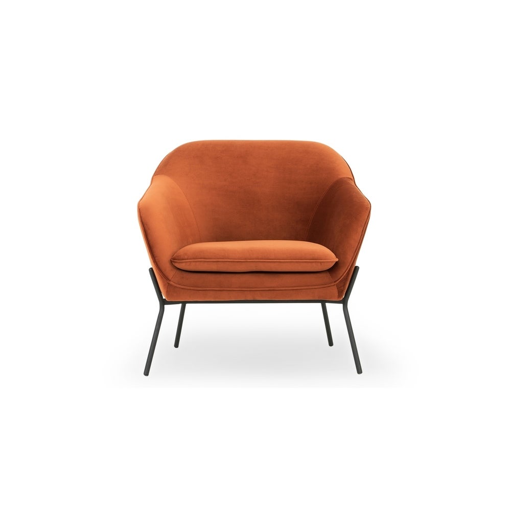 Burnt Orange Accent Chair 