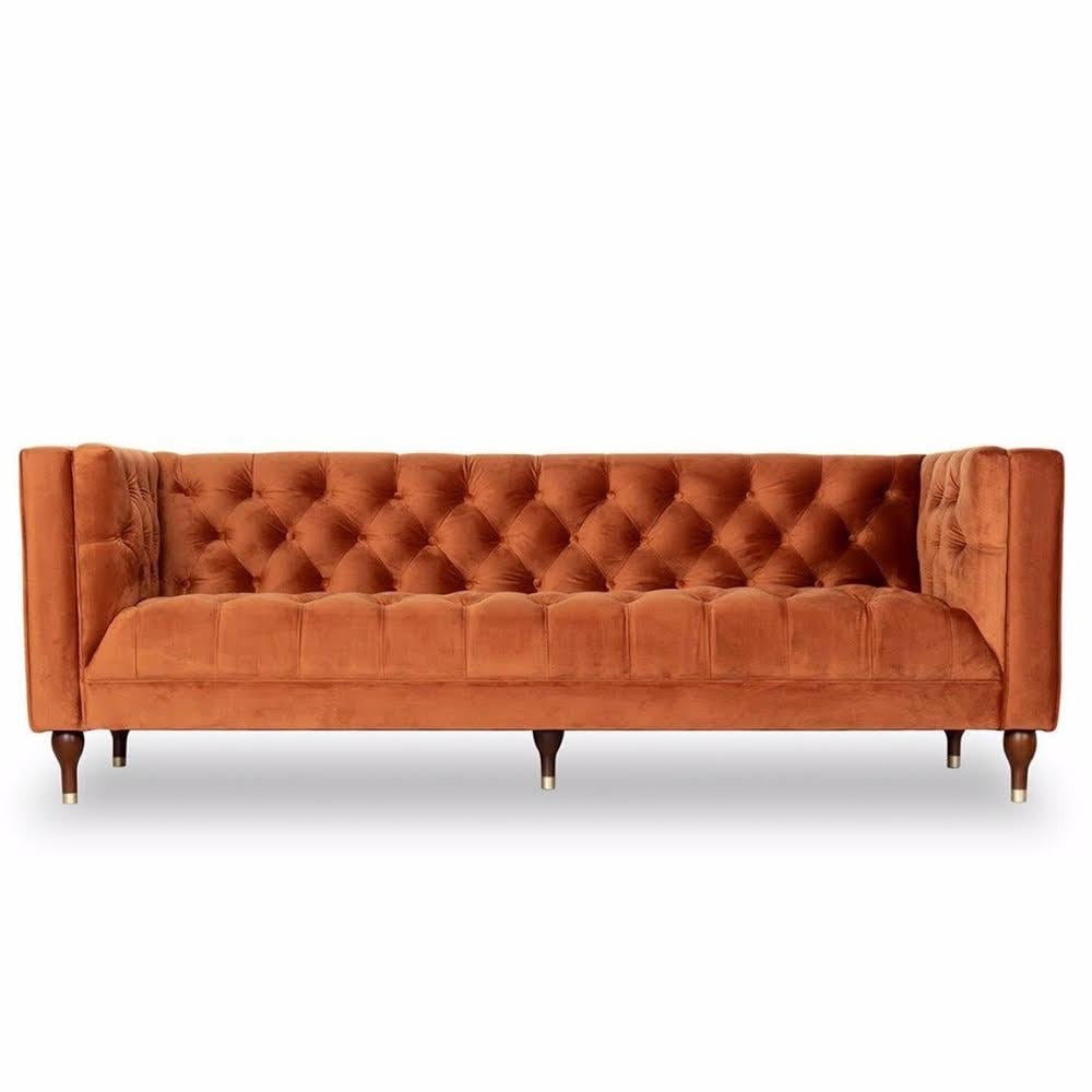 Burnt Orange Sofa