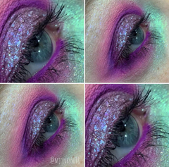purple and green eyeshadow eye makeup