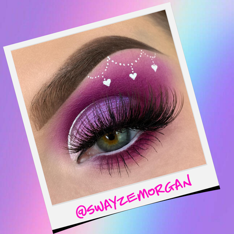 Purple Eye Makeup Look For Valentine's Day
