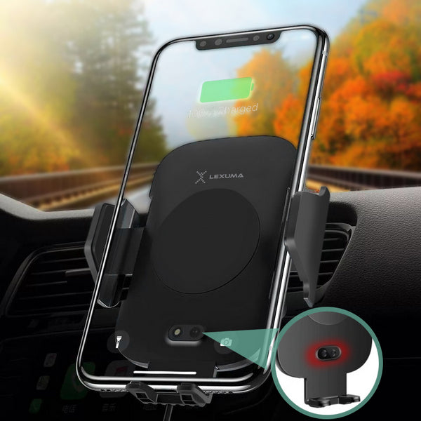 Lexuma 辣數碼 Xmount ACM-1009 Automatic Infrared Sensor Qi fast charging Wireless Car Charger Mount for iPhone samsung mobile phone accessories car smart holder wireless charger station adapter with infrared motion sensor safety driving Auto clamping Universal Car Mount Rotatable Bracket Air Vent Mount scosche stuckup iottie cd mount cigarette lighter wireless vent charger lynktec bolt besthing best buy sensor adjustable automatically