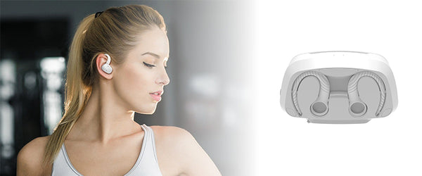 Lexuma XBud2 True Wireless Bluetooth 5.0 Earbuds can change the angle of the silicone tips to fit our ear