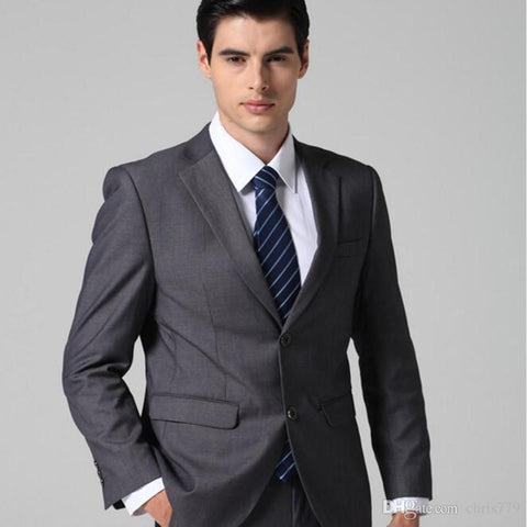 Gray suit men