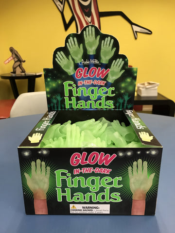 Glow in the Dark Finger Hands Bulk in Box