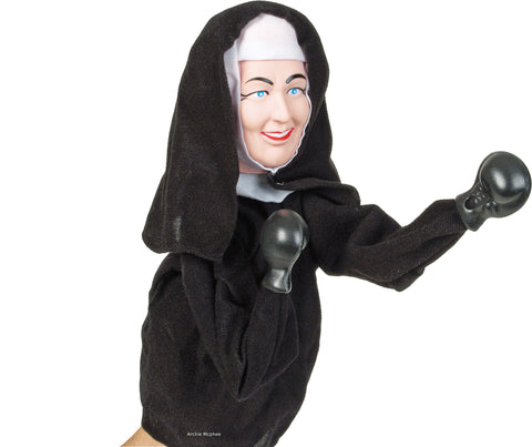 Nun Punching Puppet Alone