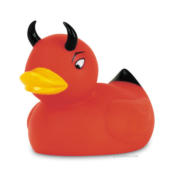 Devil Duck Rubber Duckie Ducky 
