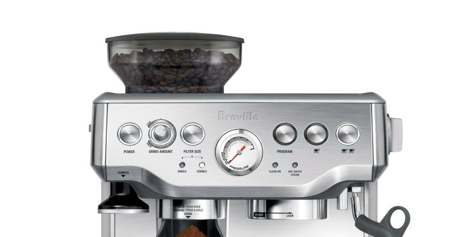 breville bes870xl barista express espresso machine grinder