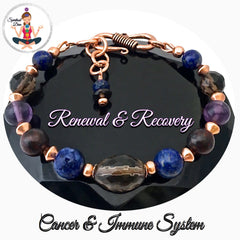 Spiritual Diva Cancer Immune System Recovery Healing Crystal Copper Reiki S Bracelet