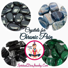Crystals chronic pain relief Spiritual Diva Jewelry