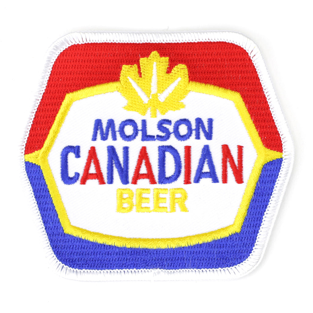 MOLSON CANADIAN  Beer Embroidered Patch Sew On 