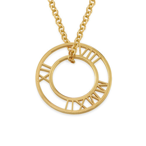 tiffany roman numeral necklace meaning