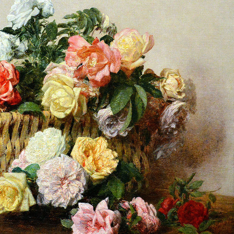 basket of roses detail 2 Henri Fantin-Latour