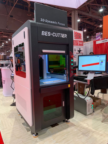 100 IPG fiber laser engraver with 3D dynamic focus system