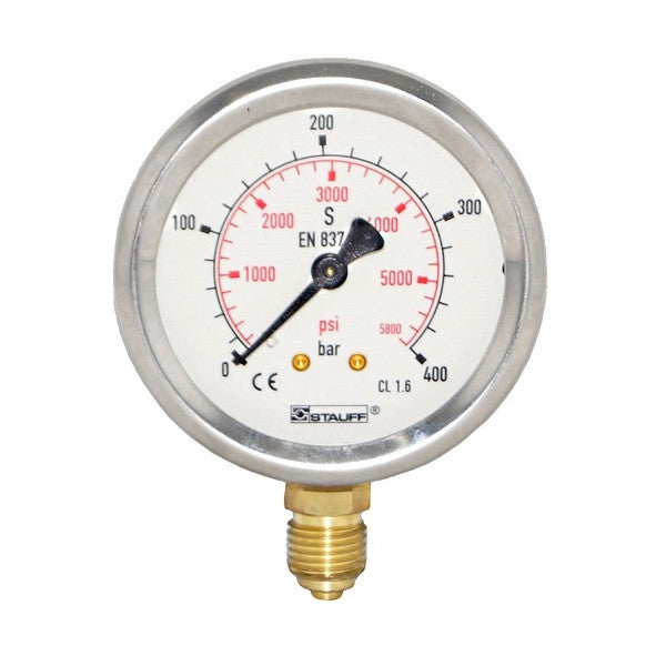 hydraulic oil pressure gauge