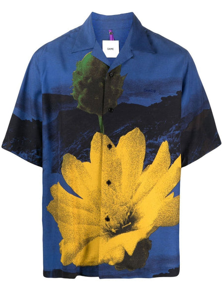 本物 FLORA SHIRT, KURT 23SS OAMC L Blue シャツ - atcenteramerica.com