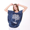 Shiny Sparkly Tree of Life Ballon CutTie Die Navy BLue - Black Top