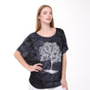 Shiny Sparkly Tree of Life Ballon CutTie Die Navy BLue - Black Top