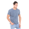 Anthracite Stone Washed Plain Men's T-shirts