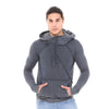 Stone Washed ANTRACİTECotton Men's Hoodie