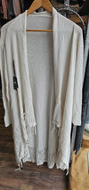 Waterfall Fringe Long Cardigan