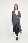 Waterfall Fringe Long Cardigan