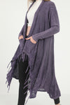 Waterfall Fringe Long Cardigan