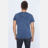 Anthracite Stone Washed Bicycle Printed Cotton T-shirt - 