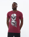 Scarf&HatSkull Printed Cotton Men'sT-shirt