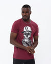 Scarf&HatSkull Printed Cotton Men'sT-shirt
