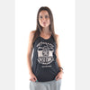 Black Photography Cotton Women Vest Tank Top S-Ponder